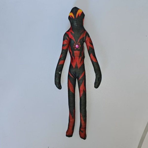 28Cm Anime Ultraman Tiga Belial Pluszowa Lalka Cosplay Abstrakcyjna Mysz Figurka PełNa Postać Z Drutem WewnęTrznym Pozowalna Figurka Akcji Zabawka 28Cm-image