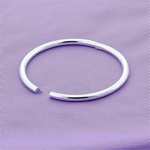 Brazaletes De Plata 925 De Moda, JoyeríA, Brazaletes Y Pulseras De Plata Para Mujer, Pulsera De Plata Srebrna Bransoletka Gray-image