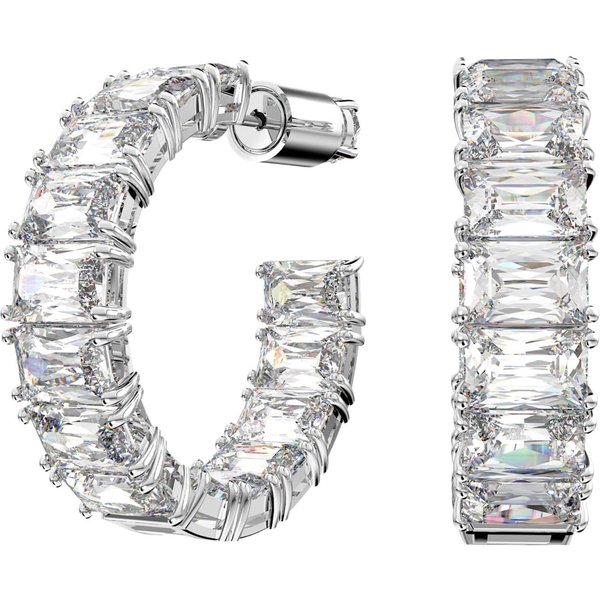 Pendientes Elegantes Y Exquisitos Swarovski Millenia Pendientes Para Mujer 5612673 Silver,One Size White-image