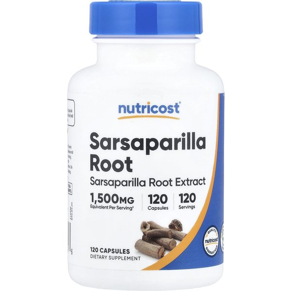 Nutricost, RaíZ De Zarzaparrilla, 120 CáPsulas (100 Mg Por CáPsula)-image