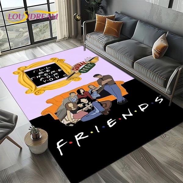 27 Styl Dywanik Dywan Central Perk Serial TV Friends Do Salonu Sypialni Dekoracja Domowa Sofa, Dywanik DziecięCy AntypośLizgowa Mata PodłOgowa 40X60Cm( 15X23In )-image