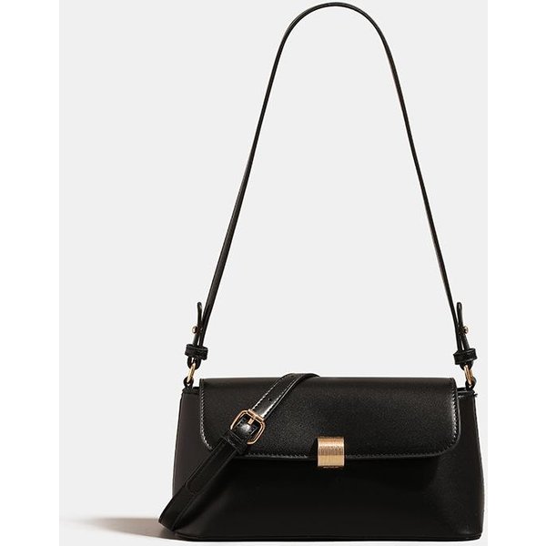 Bolso Nicho FrancéS De Alta Gama Para Mujer Nueva Moda Retro Bolso De Hombro ÚNico Sobaco Bolso Cruzado VersáTil Black-image