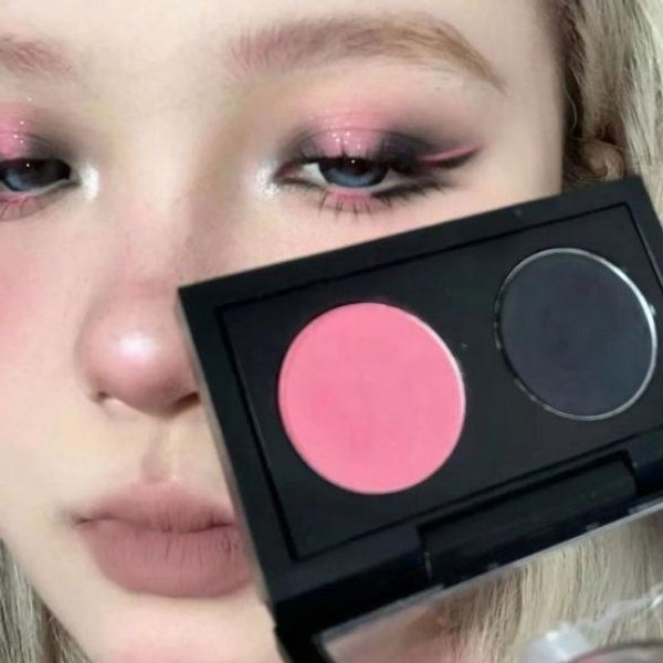 2 Kolory Paleta Cieni Do Powiek Matowy Makijaż Oczu Smoky Eyeshadow Nude Cosmetics-image