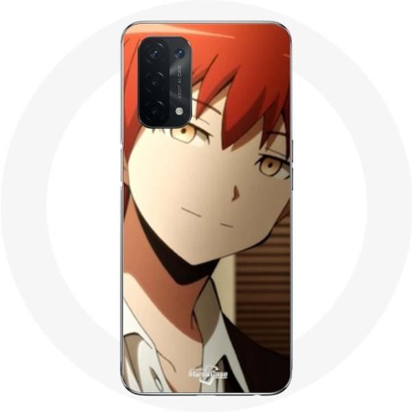 Funda Para Oppo A74 5G - Maniacase - Karma Akabane - Flexible - Anime Y Manga - Blanco-image
