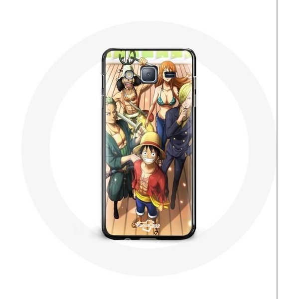 Funda - One Piece - Samsung Galaxy J3 2016 - Flexible - Manga Anime - Blanco-image