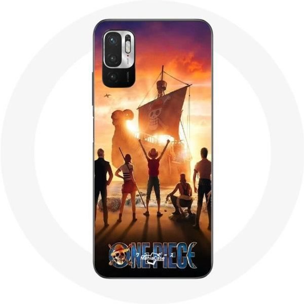 Funda - One Piece - Xiaomi Redmi Note 10 5G - Flexible - Blanca - Mixta-image