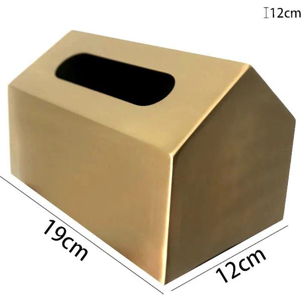 Organizador MagnéTico De Servilletas De Papel Para SalóN Europeo DecoracióN Para El Hogar Cubierta Para Caja De PañUelos Metal Dorado PáJaro Decorativo PortapañUelos-image