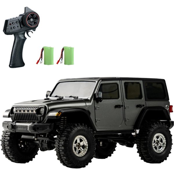 SamochóD Zdalnie Sterowany 2,4 Ghz 1/18 Terenowy Zdalnie Sterowany SamochóD Terenowy SamochóD 4WD Prezenty Dla PojazdóW 2 Battery Szary-image