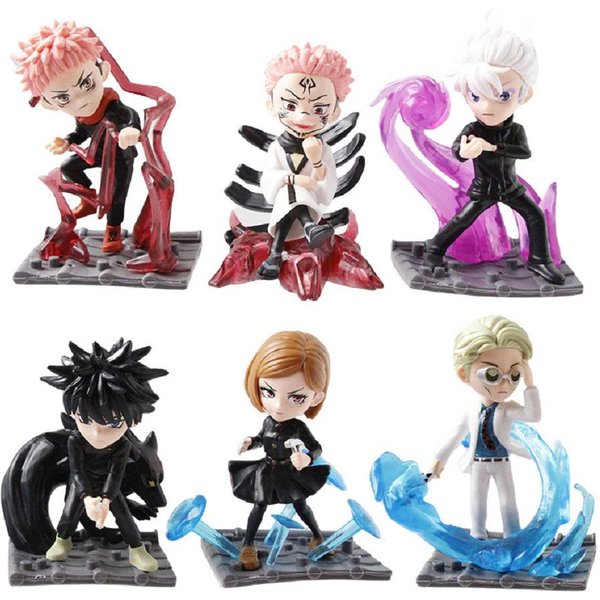 Figurka Anime Jujutsu Kaisen 6 StylóW Satoru Gojo Figurka Akcji Pan KląTwy Sukuna Figurka Kolekcjonerska Lalka Zabawki Prezenty-image