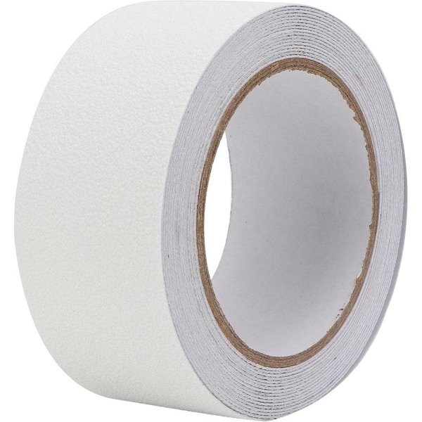 Pevapu Cinta Antideslizante De Goma Para Suelo, Escalones De Escalera, Tira De Seguridad Abrasiva Antideslizante 5M(Blanco) Blanco-image