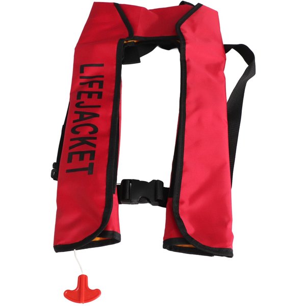 Chaleco Salvavidas Inflable AutomáTico Para Adultos Chaleco Salvavidas Para Adultos Traje Flotador De Seguridad Para Deportes AcuáTicos Kayak Pesca Surf PiragüIsmo Rojo-image