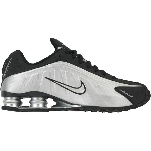 Nike Shox R4 Metaliczny Srebrny Czarny Buty Unisex HQ1988-007 44 Gray-image