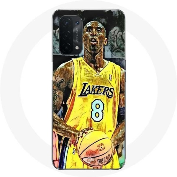 Funda Para Oppo A54 5G Kobe Bryant Mate Lakers 8 NBA Negro-image