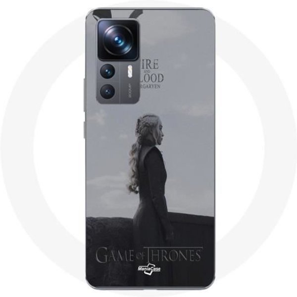 Funda - Xiaomi - 12T Pro - Juego De Tronos - La Casa Del DragóN - Flexible - Gris-image