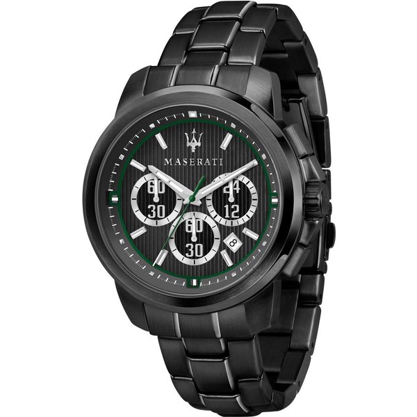 Reloj CronóGrafo Maserati Royale Metal Negro Para Caballero Con Fecha R8873637004-image