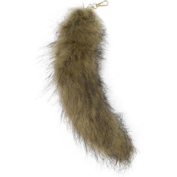 Brelok Z Sztucznego Futra Ogon ZwierzęCy Puszysty Ogon Kota Lisa Wilka Akcesoria Do Kostiumu Cosplay One Size-image