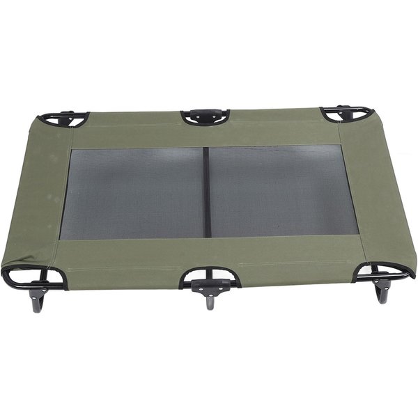 Cama Elevada Para Perros Plegable Refrescante Cama Elevada Para Perros Cuna PortáTil Elevada Para Mascotas Para Exteriores Verde 76X51X18Cm Gray-image