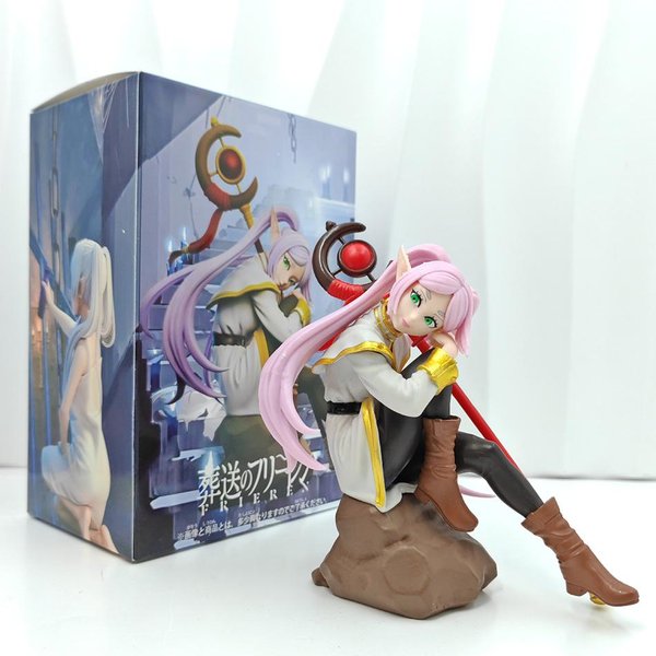 Anime Frieren Poza KońCem PodróżY Figurka Frieren Dekoracja Na Biurko Model Anime Zabawka Prezent Figurka Akcji Model Kolekcjonerski Lalka Zabawka-image