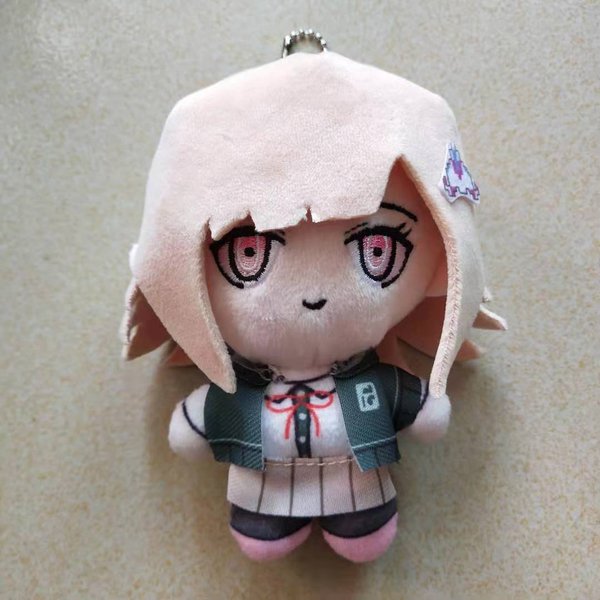 12Cm Danganronpa Pluszowa Lalka Zabawka Kaede Akamatsu Naegi Makoto Wypchana Lalka Saihara Shuichi Enoshima Junko Kokichi Oma Prezenty Dla FanóW-image