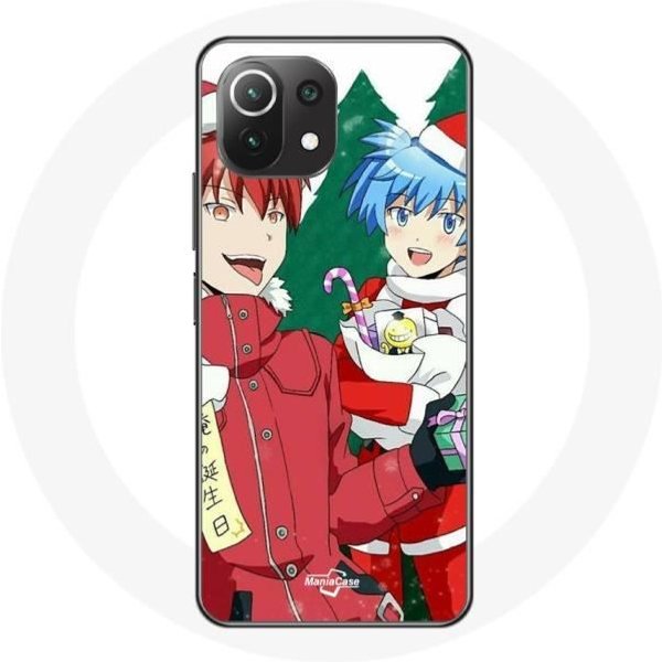 Funda Para Xiaomi Mi 11 Lite Karma Y Nagisa Assassination Classroom Anime DíA De Navidad-image