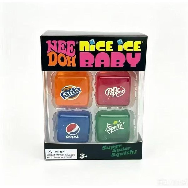 Nowy Zestaw /Squishy Needoh /Kostka Schylling /Zabawka Sensoryczna Kostka Antystresowa Fidget Zabawka LęK Koncentracja Kostka Sensoryczna Dla DorosłYch Dzieci Prezent-image
