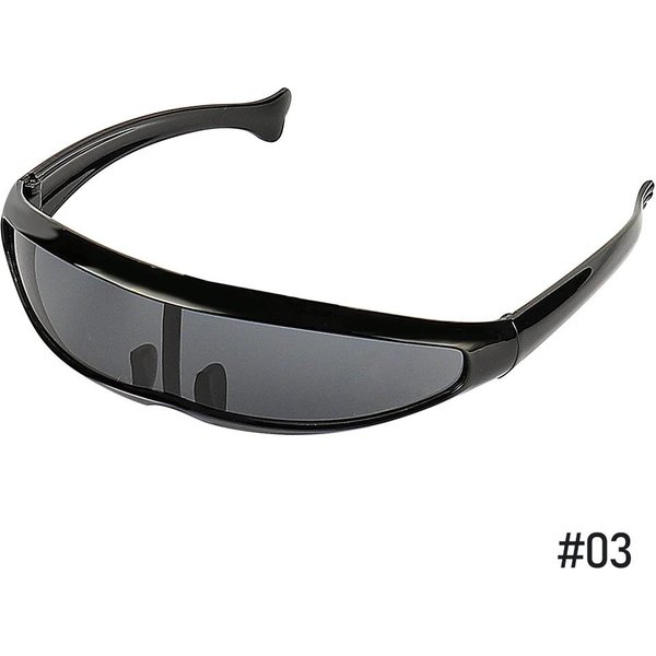 Gafas De Sol CíClope Estrechas Futuristas MáS Recientes Gafas LáSer ProteccióN UV400 Personalidad Lente Espejada Gafas De Ojo Para Disfraz Hombre Gafas De Sol As Shown In The Figu-image