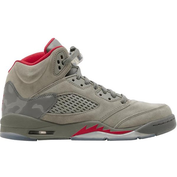 Buty DziecięCe Jordan 5 Retro P51 Camo (Gs) Ciemny Tynk/Czerwień Uniwersytecka-Kamień Rzeczny 38 Gray-image