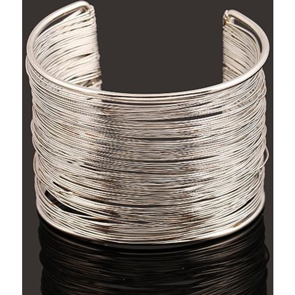 Diezi Joyas Moda Gitana Chapado En Oro Plata Punk Hip Hop Brazalete Ancho Brazaletes De Brazo Para Hombres Para Mujeres Pulseras Y Brazaletes-image