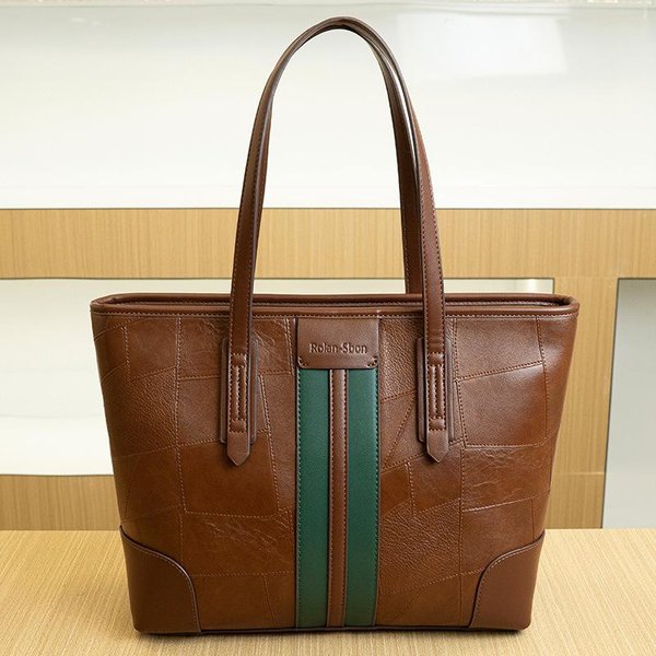Bolso De Mano Nuevo De Gran Capacidad Para El Trabajo Bolso De Hombro Bolso Tote Bolso Tote De Trabajo Beige-image
