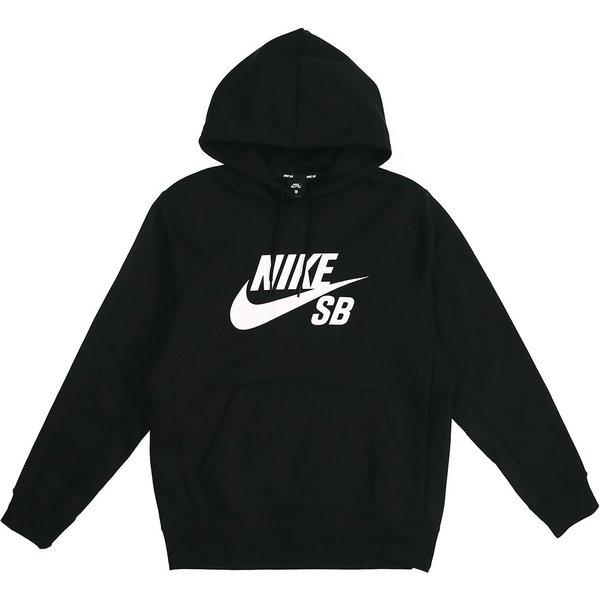 Sudadera Con Capucha Polar Nike SB Icon Para Hombre Negro AJ9734-010 XXL Black-image