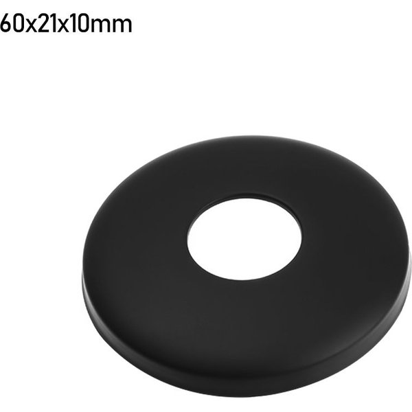 KołNierz śCienny Ze Stali Nierdzewnej Dekoracja Kranu Akcesoria Do KranóW OsłOny śCienne Rur Dekoracyjna OsłOna Kranu 60X21X10Mm-image