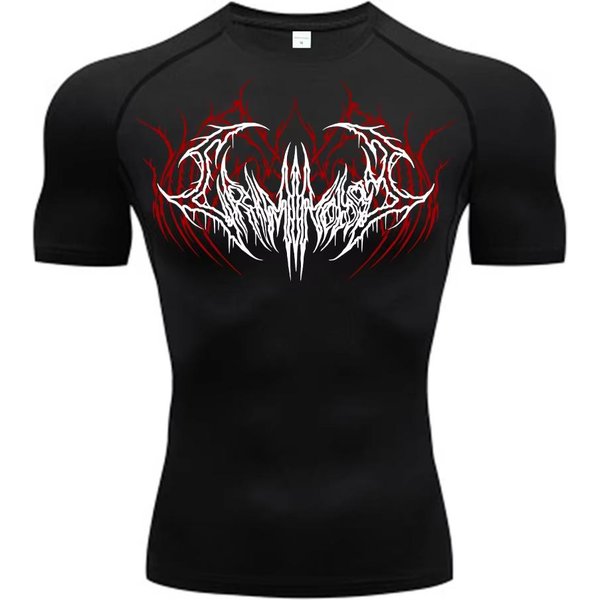 2025 Camiseta De CompresióN Para Hombre Manga Corta Camisetas Deportivas Fitness Running Ropa Deportiva Hombre Gimnasio EláStica Secado RáPido Camiseta De CháNdal RL0659 XXL-image