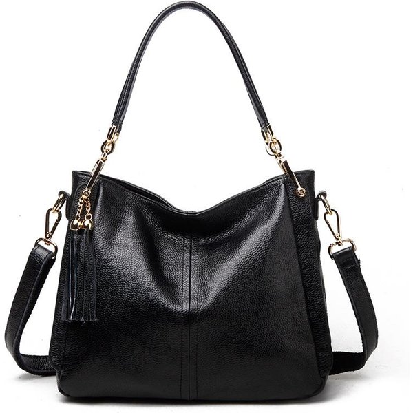 Bolso De Mujer Nuevo Cuero Genuino Bolso De Mujer Bolso De Mamá Bolso Grande Bolso De Mano Bolso Grande Bolso Bandolera De Hombro-image