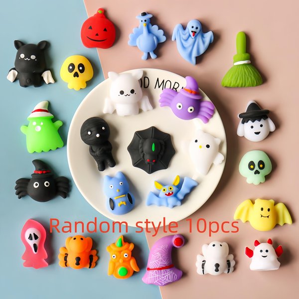 5/10 Szt. Losowe Halloween Hi Squishy Zabawka Tematyczne Squishies Zabawki Na Imprezę Kawaii Urocze Prezenty śWiąTeczne-image
