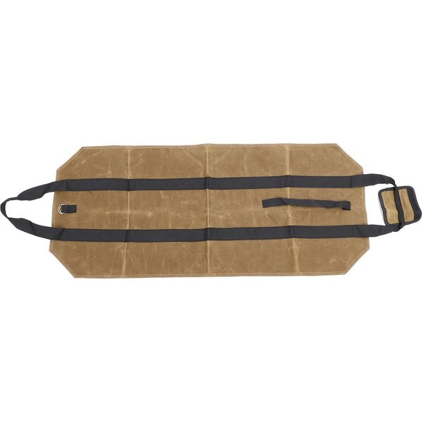 Bolsa Porta LeñA De Lona Encerada Soporte Para LeñA Accesorios Para Chimenea Estufa De LeñA Resistente Al Agua LeñA Caqui-image
