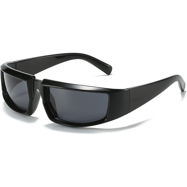 Nuevas Gafas De Sol Deportivas Punk Y2K Para Mujer Gafas De Sol Rectangulares De DiseñAdor Gafas De Sol UV400 Espejo Colorido Gafas De Moda As Picture-image