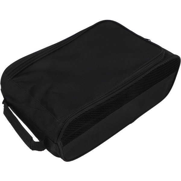 Bolsa Para Zapatos De Golf PortáTil Espacio Amplio Transpirable FáCil De Limpiar Bolsa De Almacenamiento Para Zapatos Deportivos Para Viajes Black-image