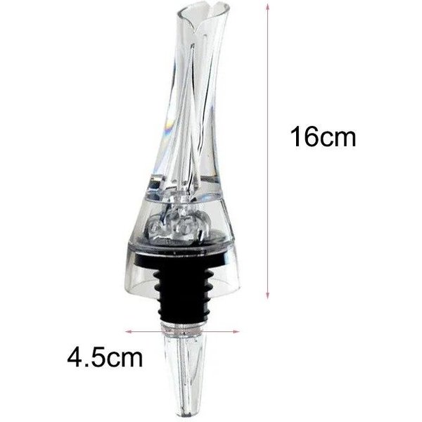 Vertedor Premium Aireador Vertedor De Vino Tinto Tapa Decantador TapóN Botella Dispensador De Boca Decantador Pico-image