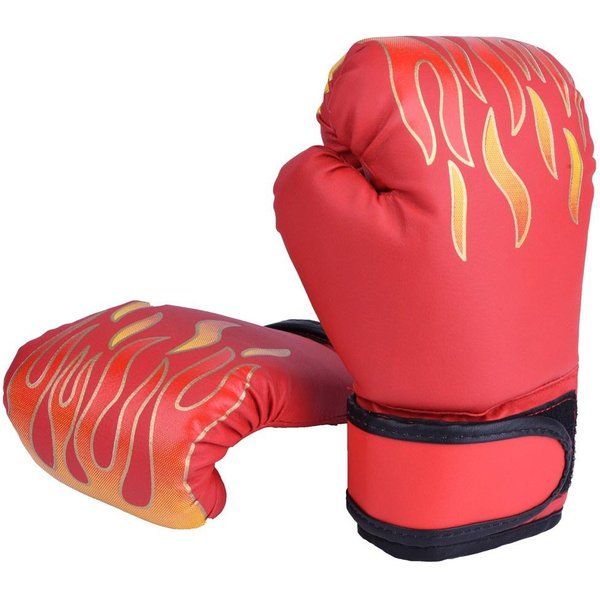 NiñO Boxeo Lucha Muay Thai Sparring Golpeo Kickboxing Grappling Saco De Arena Guantes Negro-image