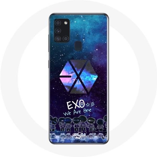 Funda Para Samsung Galaxy A21S Exo Grupo K-Pop Logo We Are One-image