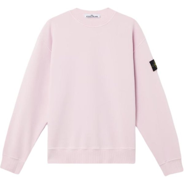 Stone Island Naszywka LuźNy KróJ OkrąGłY Dekolt DłUgi RęKaw Bluza MęSka Sweatshirt K2S156100021S0210V0080 XL Gray-image