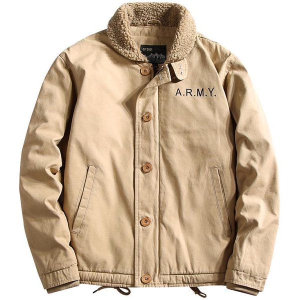 Chaquetas Acolchadas De AlgodóN Para Hombre De Invierno, Chaquetas Acolchadas De Lana De Cordero, Chaquetas Acolchadas Con Forro Polar 4XL-image