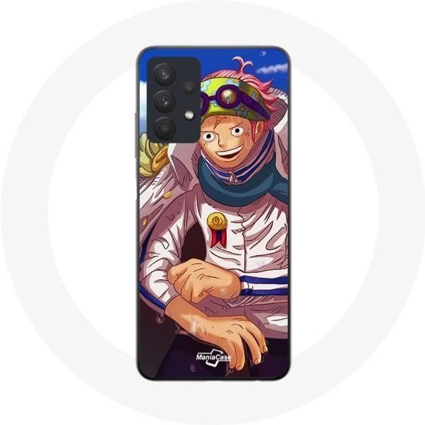 Funda - Maniacase - Samsung Galaxy A32 5G - One Piece - Silicona - Flexible Negro-image
