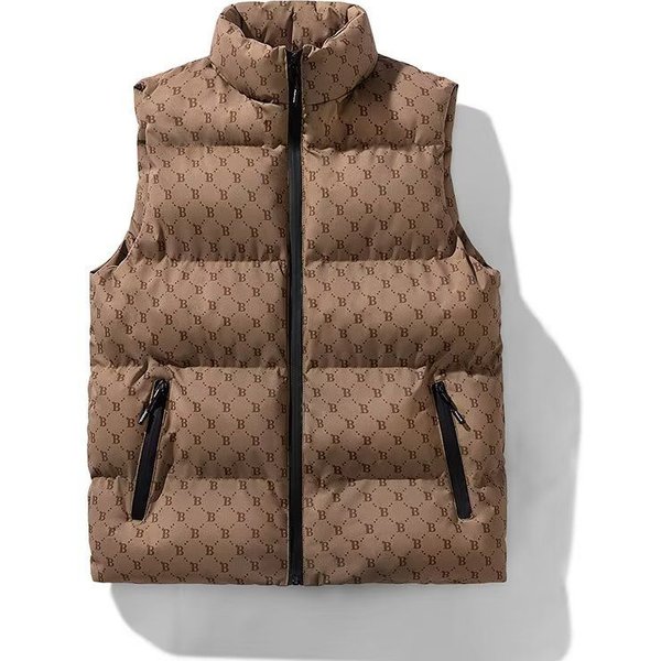 Chaleco Para Hombres OtoñO E Invierno Chaleco Popular Ropa De Hombres Marca De Moda Chaleco Chaqueta CáLido ConstruccióN Duradera De Alta Calidad Uso Diario PráCtico XL MarróN-image