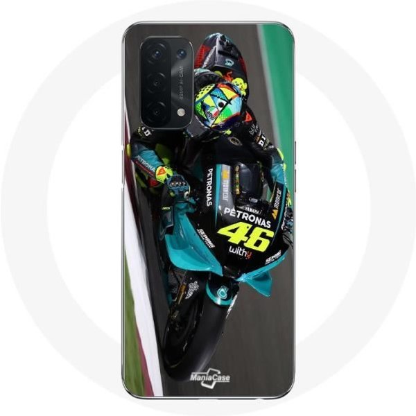 Funda - Maniacase - Oppo A74 5G - Valentino Rossi Motogp 46 - Flexible - Negra-image