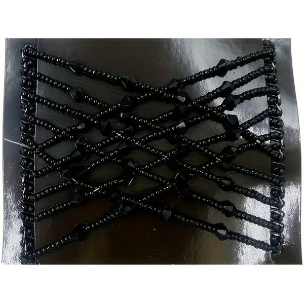 DIY Grzebienie Do WłOsóW Z KoralikóW Magiczne Grzebienie Do WłOsóW Dla Kobiet Spinki Do WłOsóW Typu Krab Elastyczne Spinki Do WłOsóW ŁAtwe Leniwe UpięCia Akcesoria Do WłOsóW Grzebień Do Koka Kucyka-image