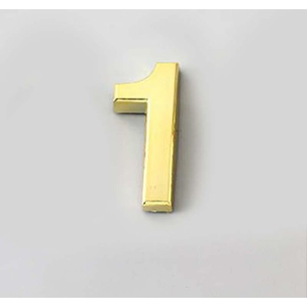 5CM 0-9 Znak Numer Tablicy Cyfry Naklejka Adres Drzwi Hotel House Nowoczesny Numer Gold/1-image