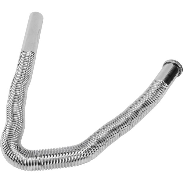 Tubo De DesagüE Flexible Para Fregadero De BañO Corrugado Forma U Sin Olor LatóN Tubo De DesagüE Para Fregadero De Lavabo Gray-image