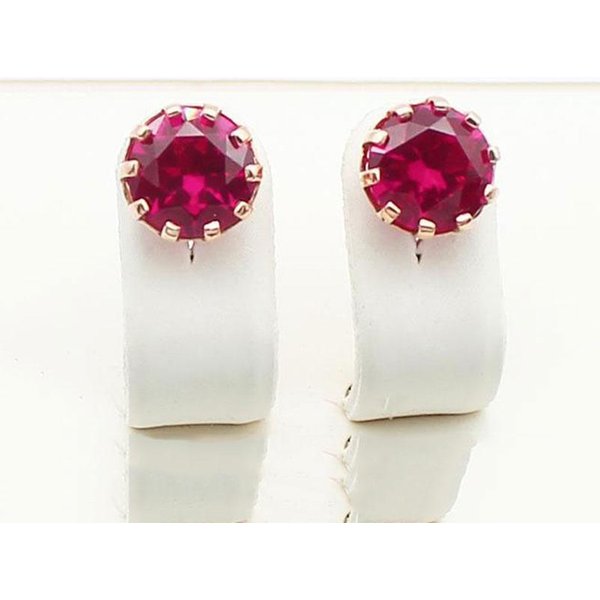 Pendientes De Circonita JoyeríA Incrustada En Oro Rosa Redondos Nuevo Estilo Lujo Encanto Pendientes Regalo De Compromiso Boda Femenino-image