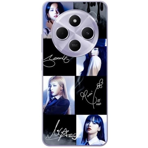 Coque Xiaomi Redmi 14C Blackpink Signature Photo Maniacase-image